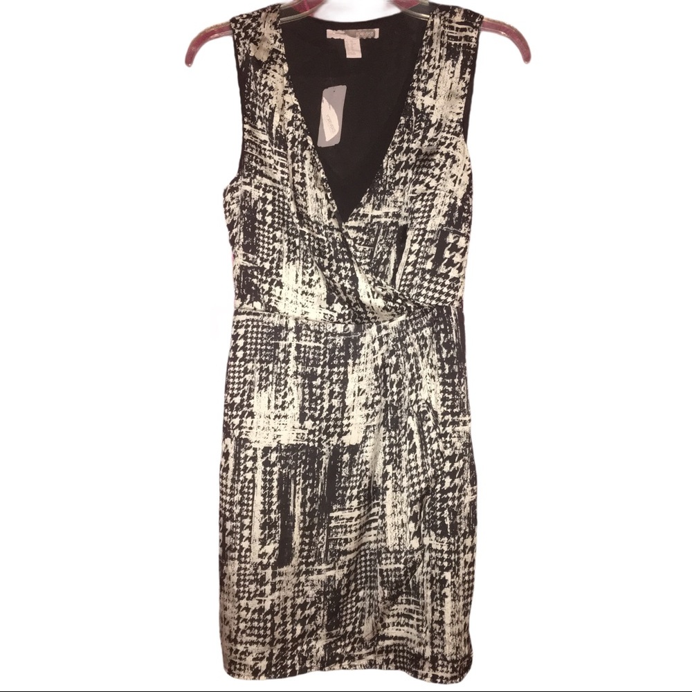 Forever 21 Black Beige Short Dress